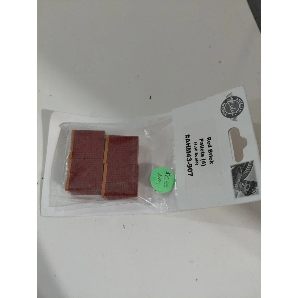 NIP American Heritage Models 43-907 O Gauge Railroad Scenery Red Brick Pallets